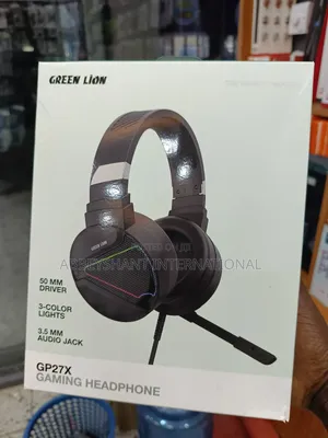 Gaming Headphones Green Lion Gp27x Gaming Headphone.