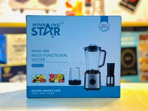 Winning Star Electric Juice Blender With Grinder -black