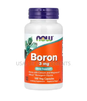Now Boron 3mg Bone Strength 100 Capsules