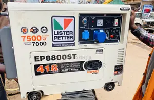 7.5kva Super Silent Generetor Lister Petter Brand