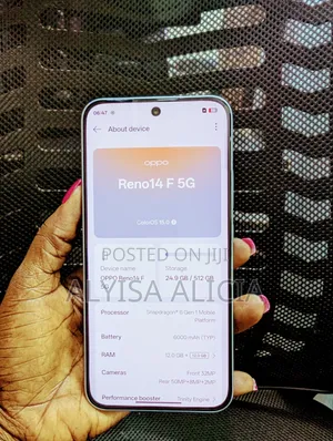 Oppo Reno14 F 512 GB White