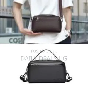 Men's Clutch Bag, Handbag, Business Trip, Casual, Leather Crossbody