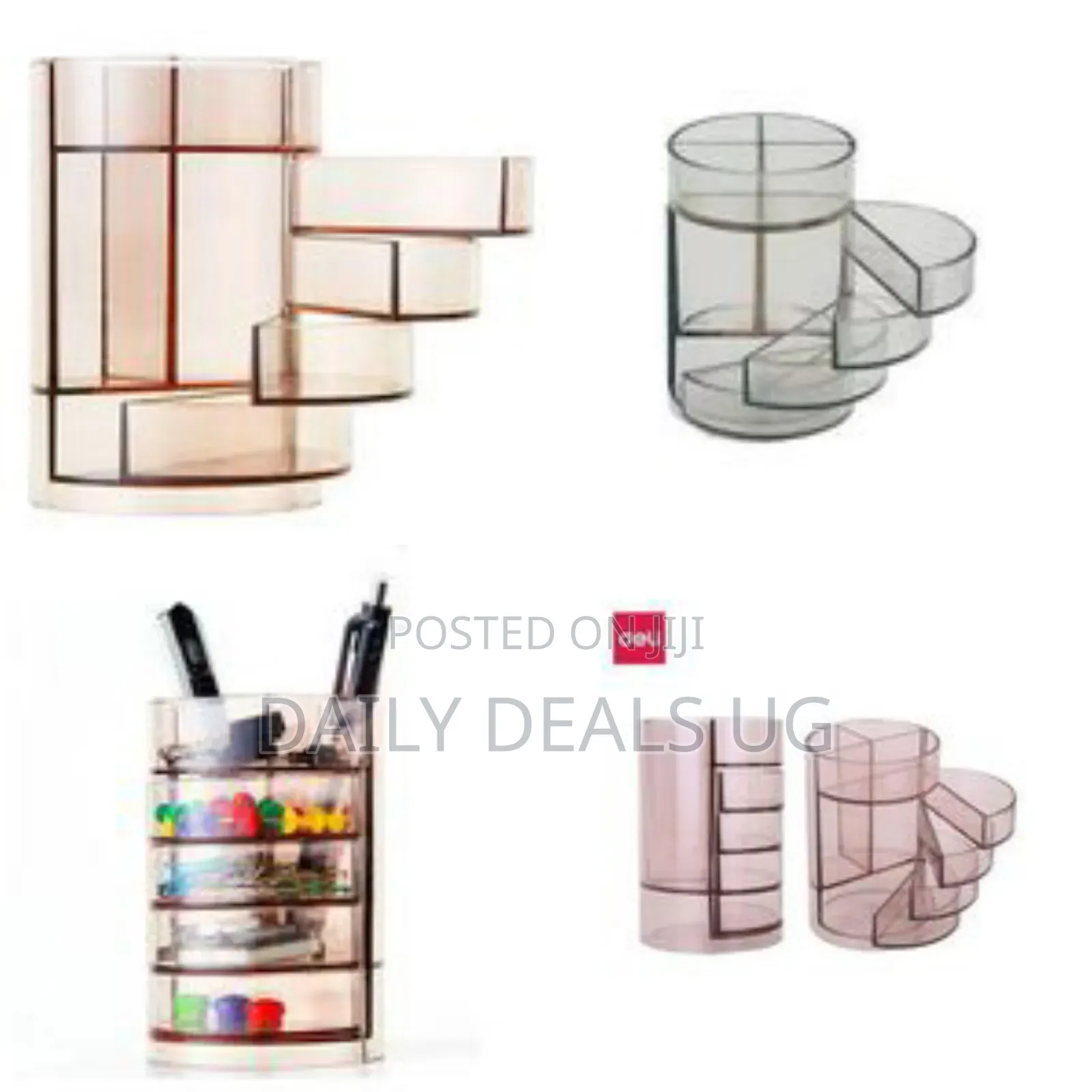Plastic Desk Organizer, Desktop Office Supplies