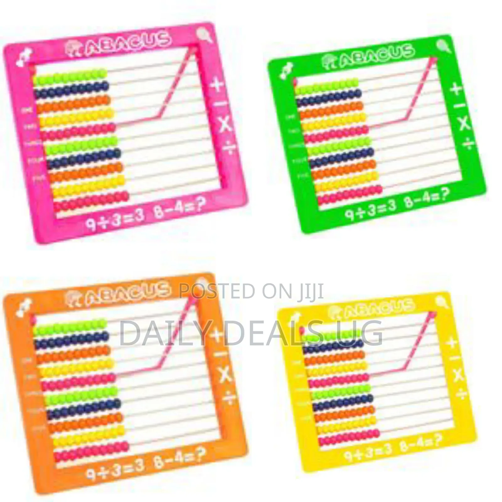 Abacus Educational Counting Frame for Kids to Count, Add Subtract