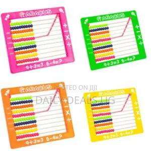 Abacus Educational Counting Frame for Kids to Count, Add Subtract