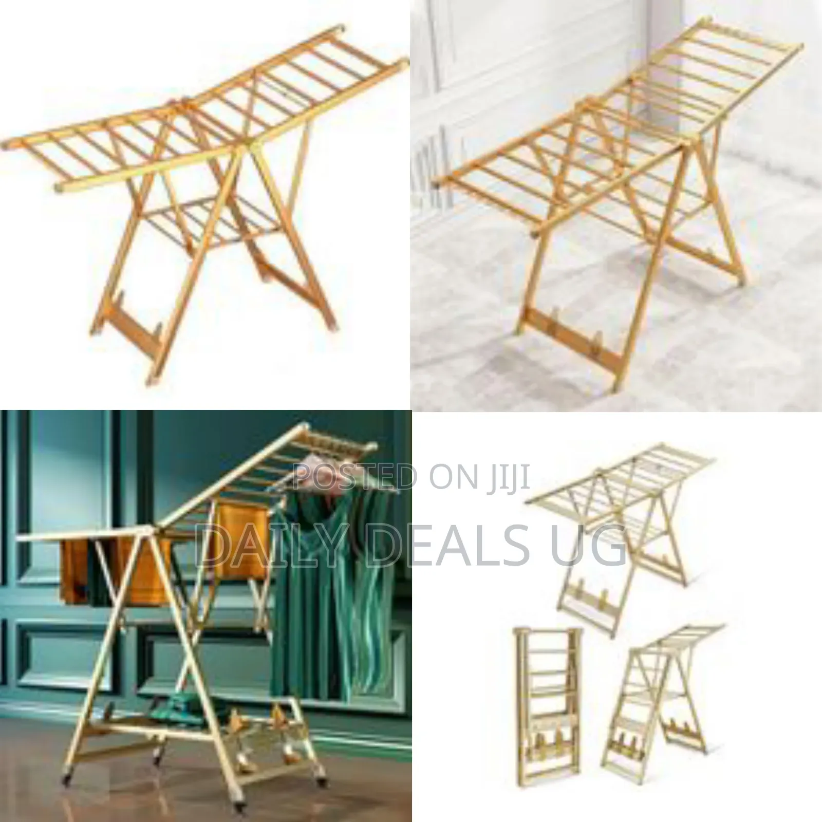 Clothes Airer Indoor Free-Standing Free Installed Stainless Steel