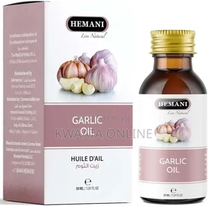 Hemani Garlic 100% Natural Cold Pressed Halal Essential Oil - 30ml