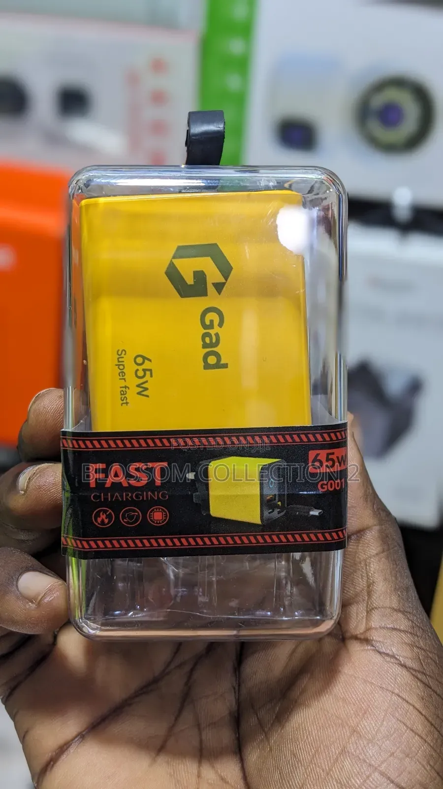 Gad 65w Super Fast Charger With Retractable Type C Cable