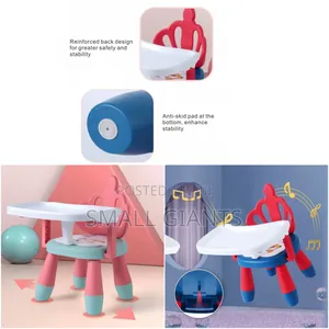 Portable, Low Baby Feeding Chair With A Detachable Tray