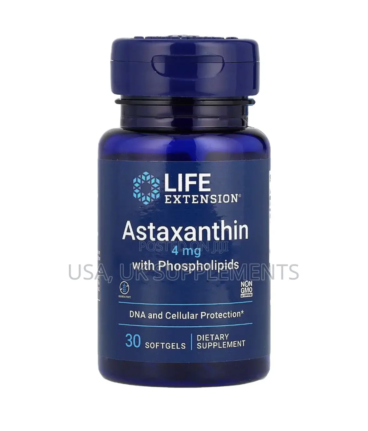 Astaxanthin With Phospholids 30capsules(Dna and Cellular Protection)