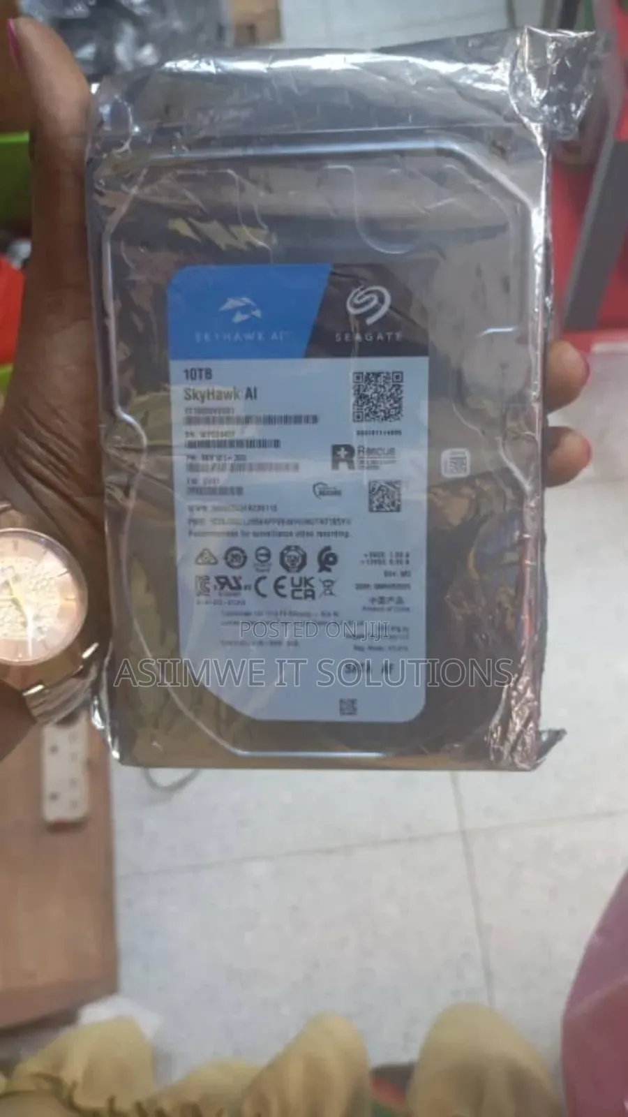 10tb CCTV Seagate Skyhawk Ai Internal Hard Drive
