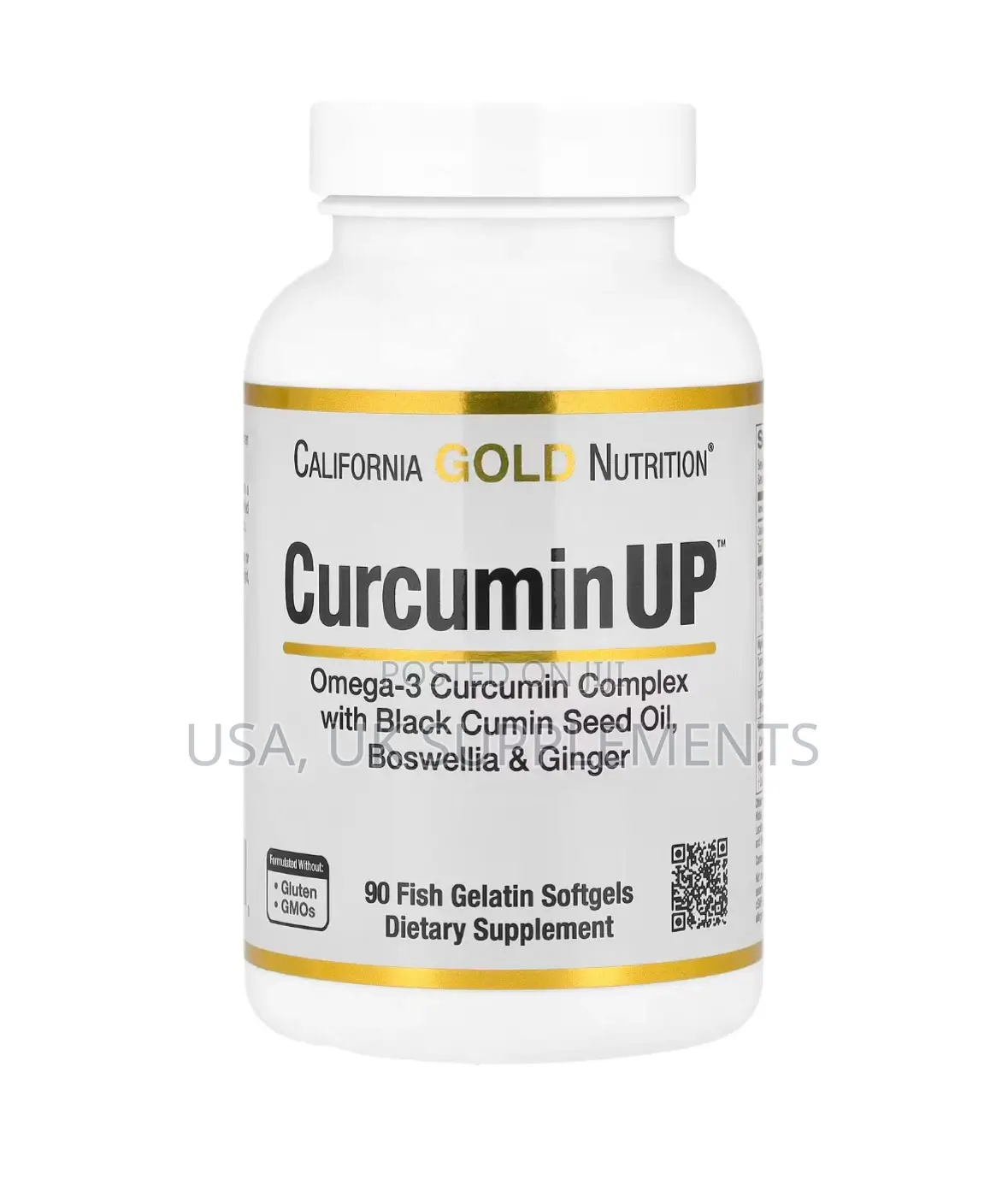 Omega 3, Curcumin, Black Cumin Seed, Boswellia, Ginger 90softgel