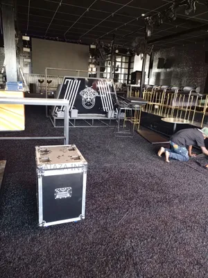 Artificial Black Grass Carpet Usable for Bars