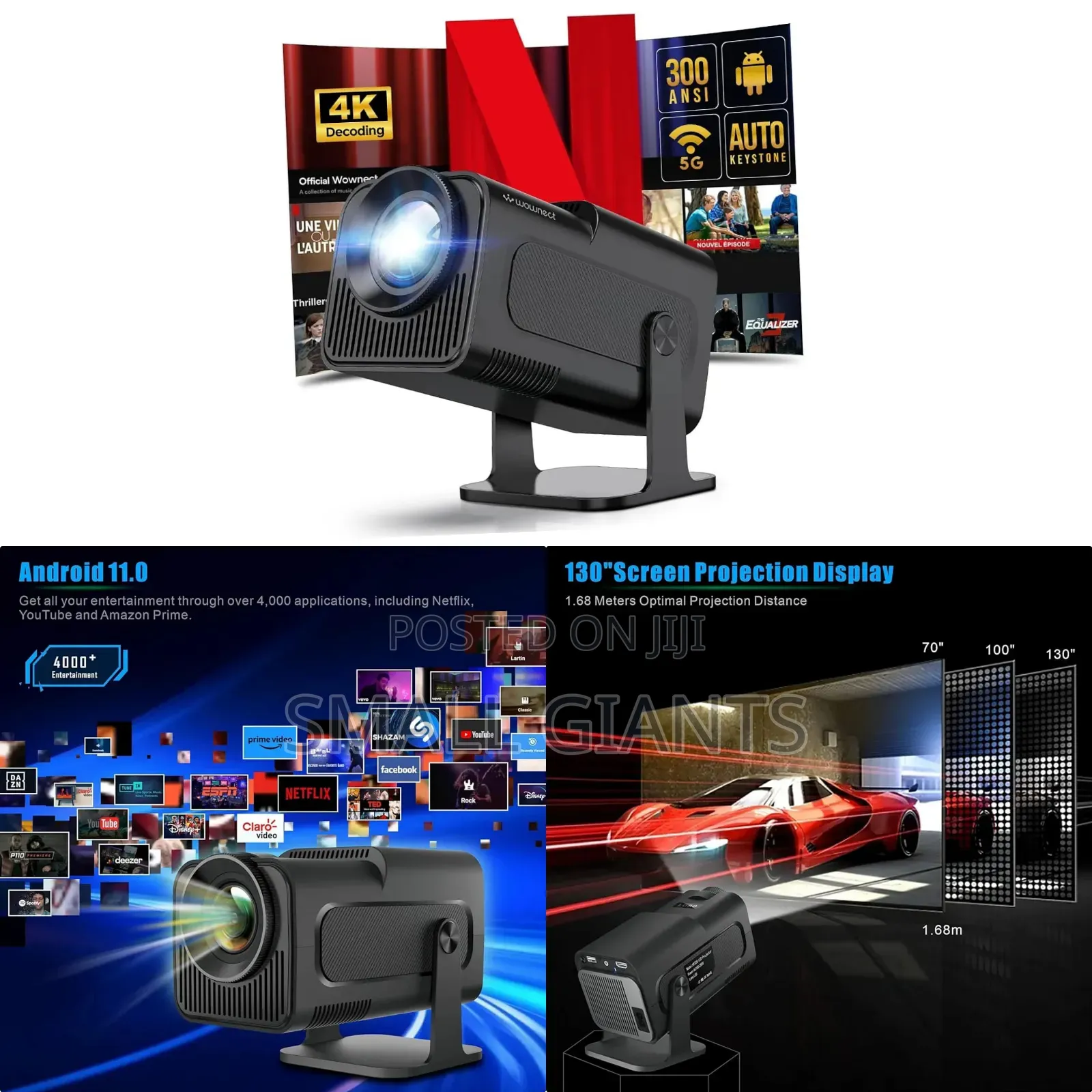 Hy320 Smart Android Projector