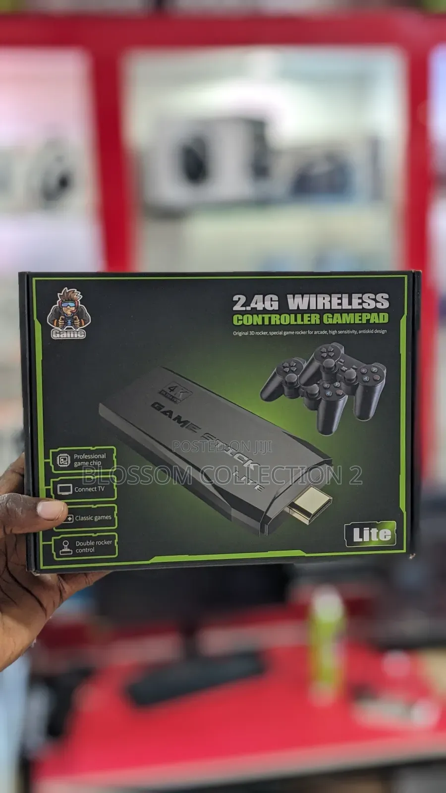 Game Tv Stick 2.4g Wireless Controller Gamepad Video Game Console