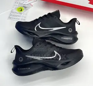 Original Nike Zoom X Smiley Black Running Sneakers