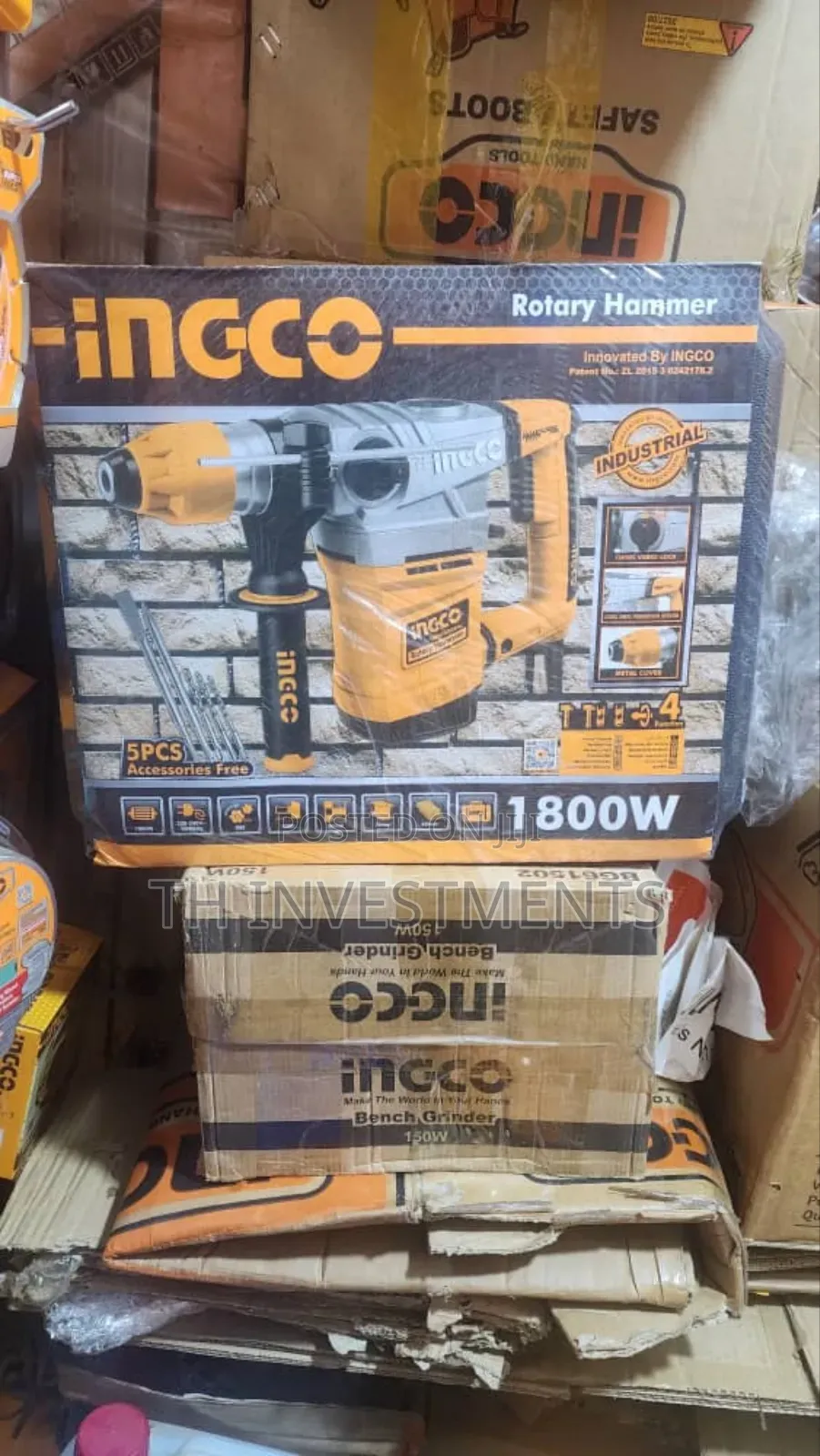 Ingco Heavy Duty Rotary Hammer 1800w