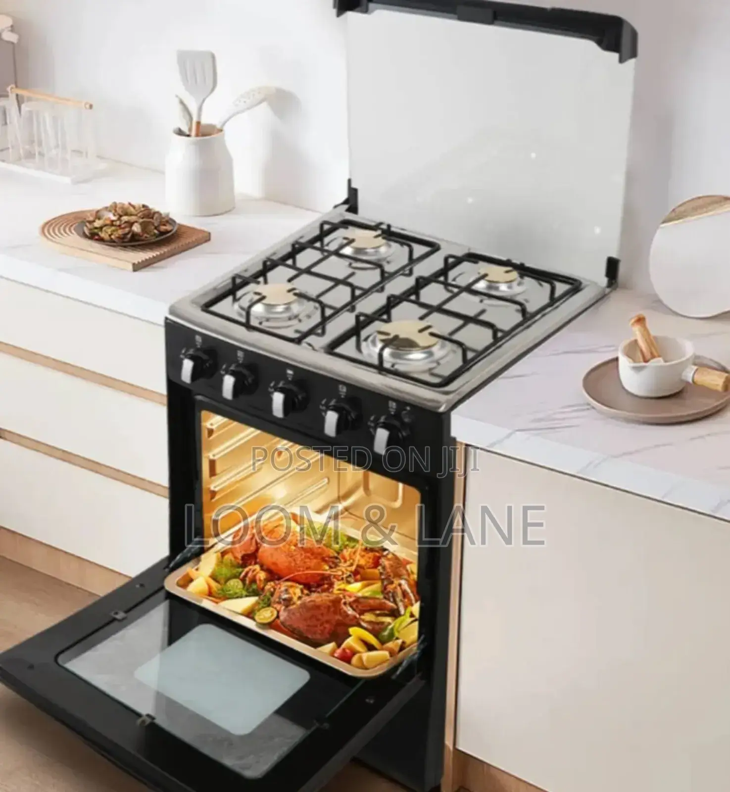 Winning Star 4-Burner Gas Stove With an Oven