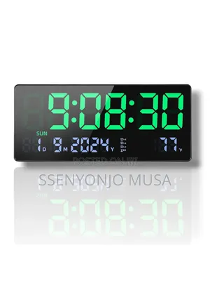 16′′ Large Digital Wall Clock With Remote Control RGB Display