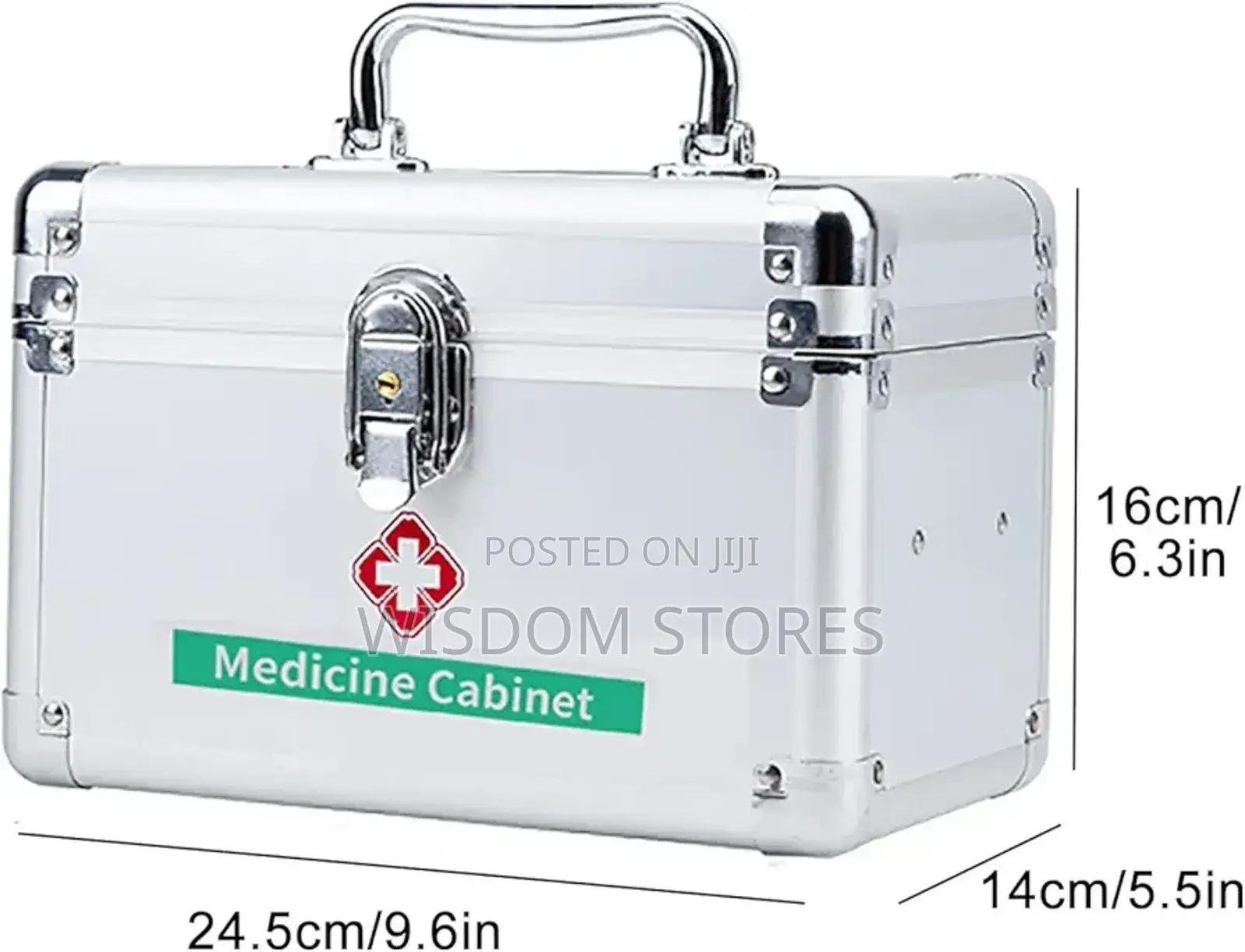 Medication Lock Box With Key Medium