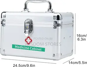 Medication Lock Box With Key Medium