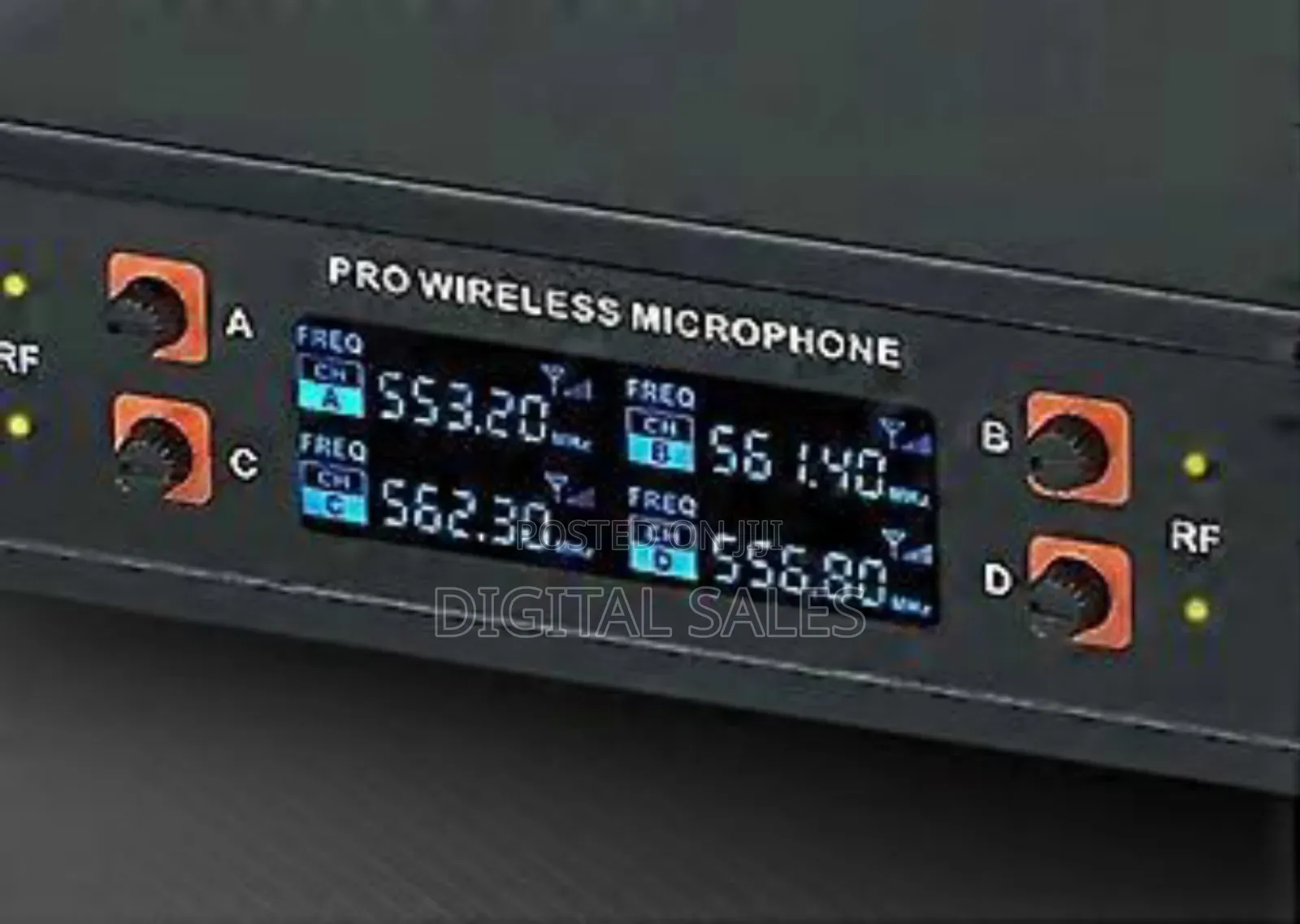 Professional VHF Wireless System 4 Channel