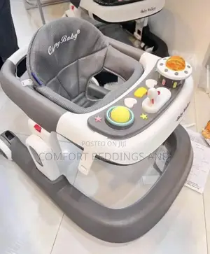 Cherry Musical Baby Walker Gray