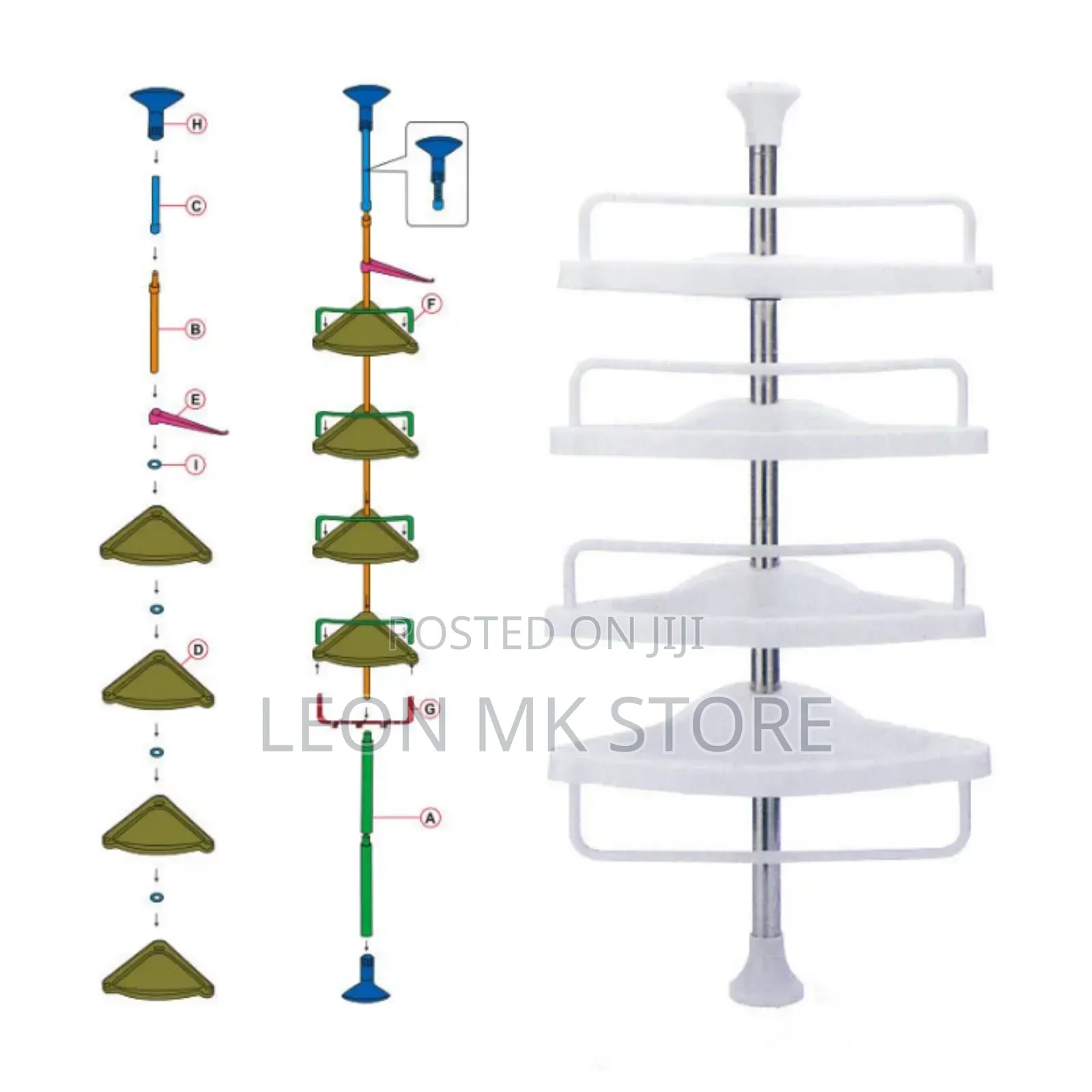 Bathroom Adjustable Corner Organizer
