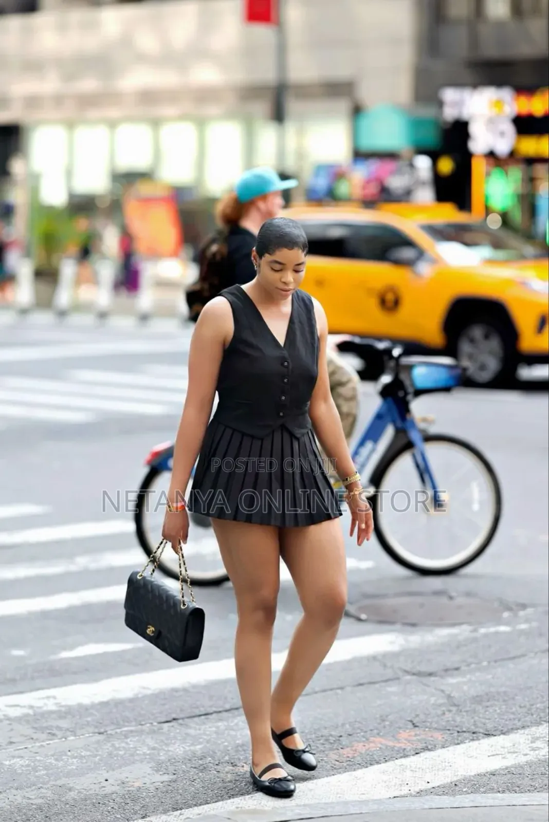 2pc Pleated Skirt and Top