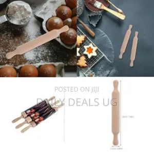 1 Piece of Mini Wooden Donut Rolling Pin for Cooking Baking