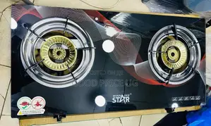 Winning Star 2-Burner Tempered Glass Gas Stove