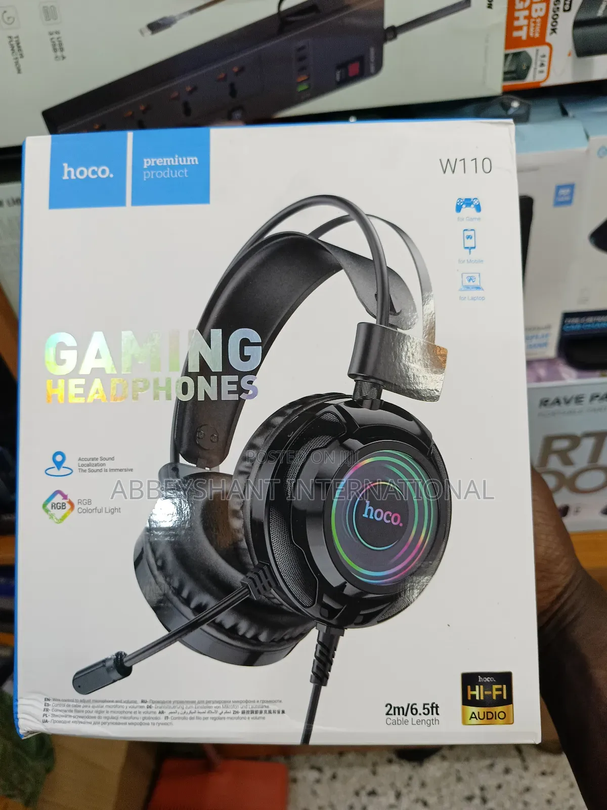 Wired Gaming Headphone/ Hoco W110 Wired Gaming Headset.