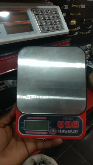 Wiseup 5kg High Precision Digital Kitchen Weighing Scale - Red