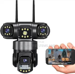 4g Simcard Camera With Three Lenses and 3 Screens, Motion Sensor