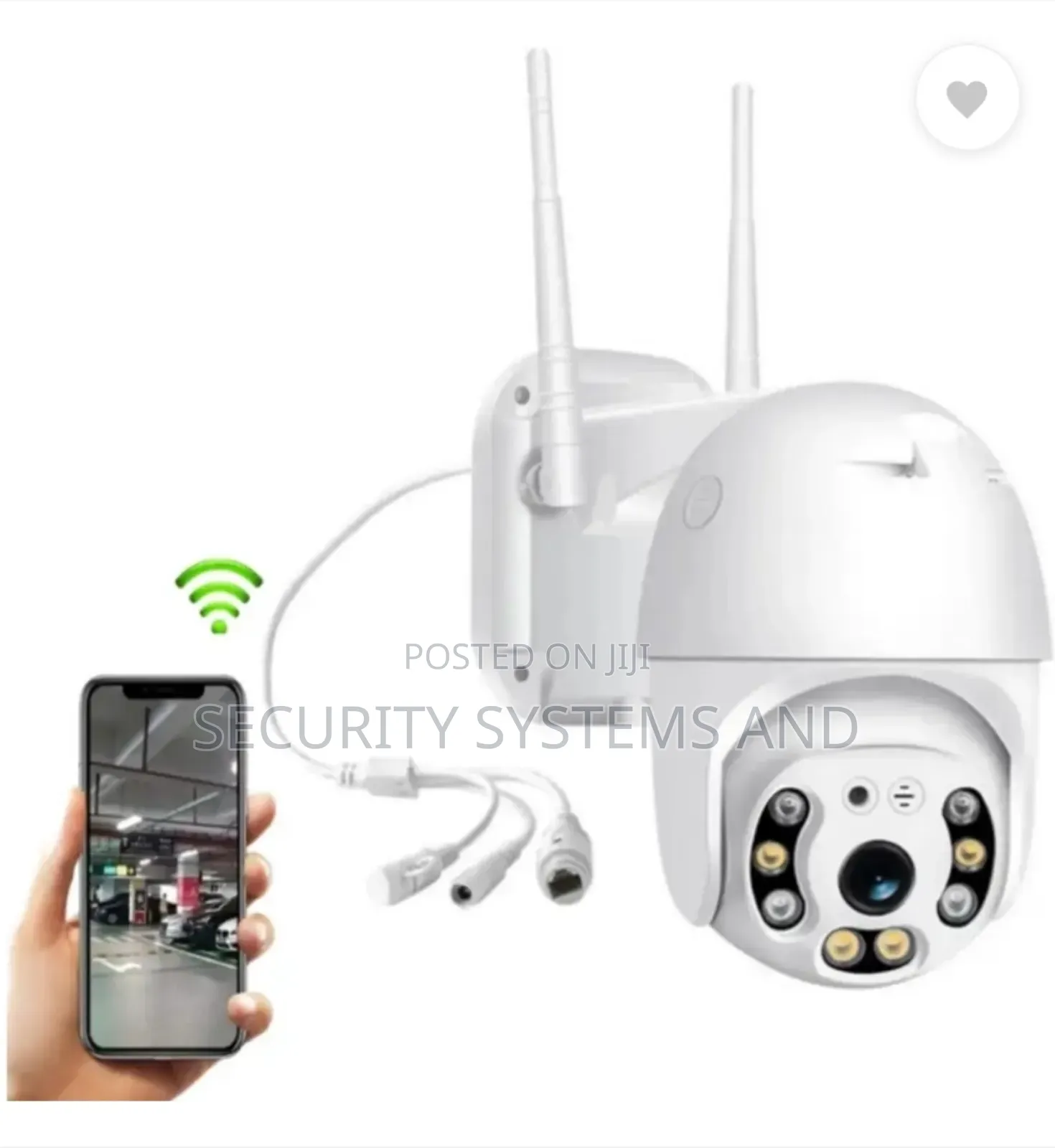 Wifi Smart Camera With Night Vision, Motion Sensor and 360° Rotation