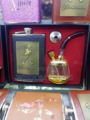 Hip Flask Gift Set- Multi Colours