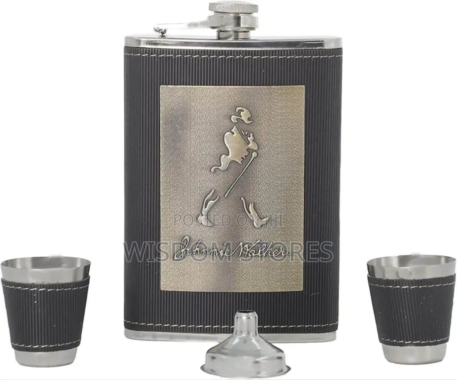 Wine Whiskey Alcohol Drinks Holder Hip Flask With Funnel Set