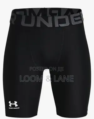 Men's Under Armour Heatgear Long Compression Short in Black