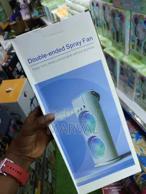 Portable Double-Ended Spray Fan.