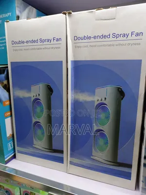 Portable Double-Ended Spray Fan.
