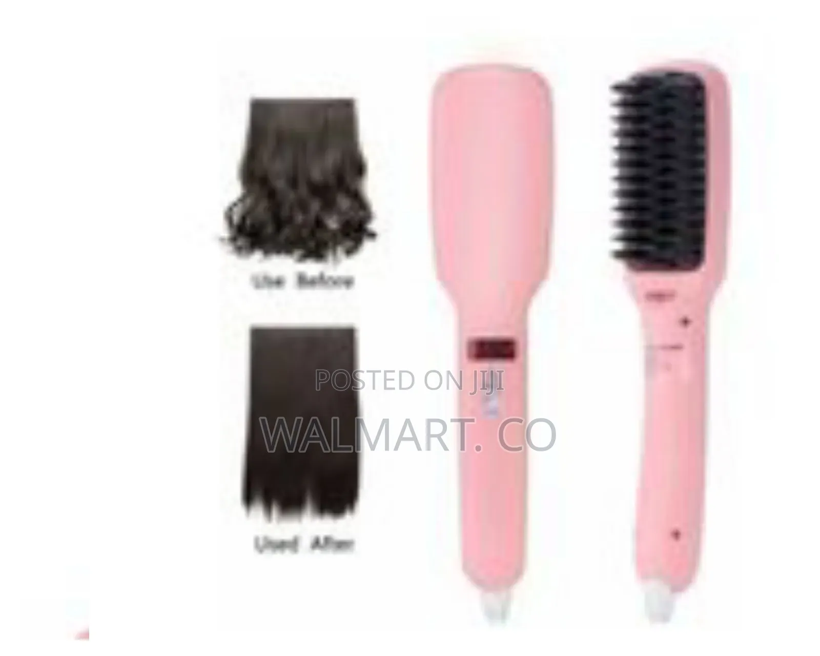 Ionic Hair Straightener Brush 2 in 1 Comb