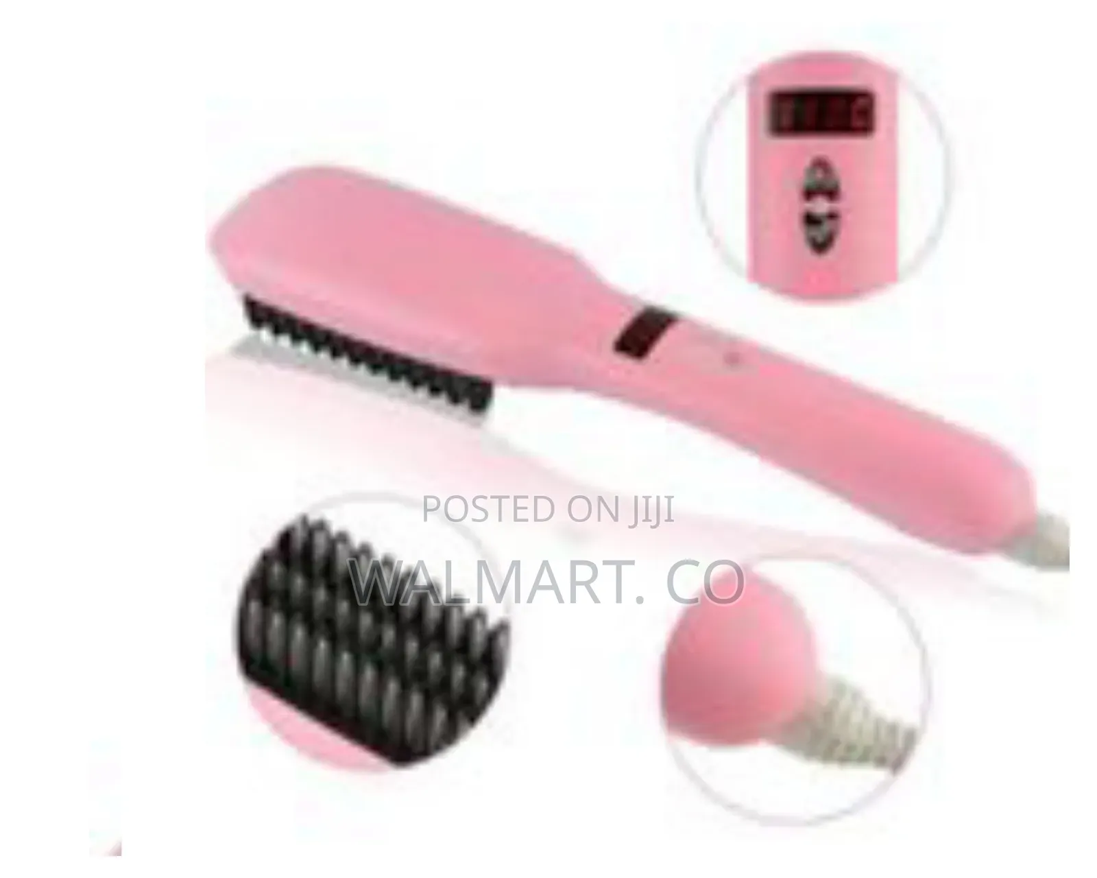 Ionic Hair Straightener Brush 2 in 1 Comb