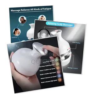 Rechargeable Electric Head And Scalp Massager