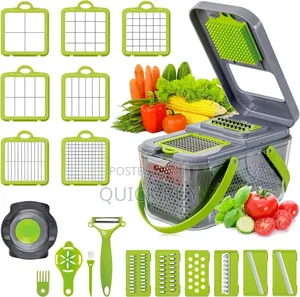 22-Piece Multi-Function Veggie Fruit Chopper.