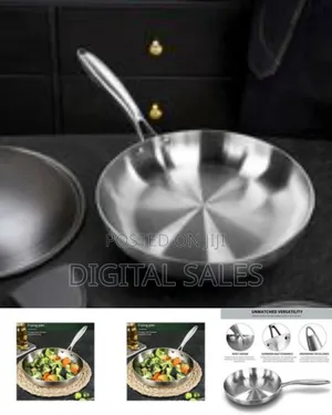 Stainless Steel Frying Pan -