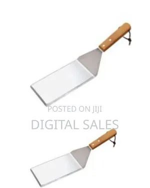 Stainless Steel Cooking Spatula With Wooden Hand