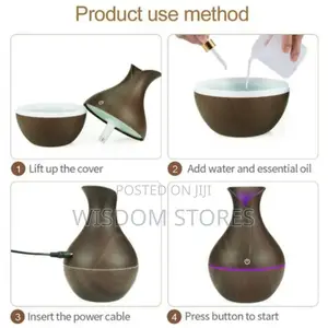 Ultrasonic Aroma Humidifier And Essential Oil Diffuser