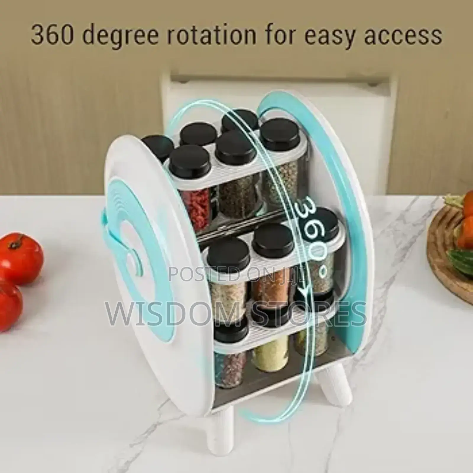 360 Degree Rotating Seasoning Organizer