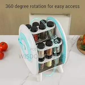 360 Degree Rotating Seasoning Organizer