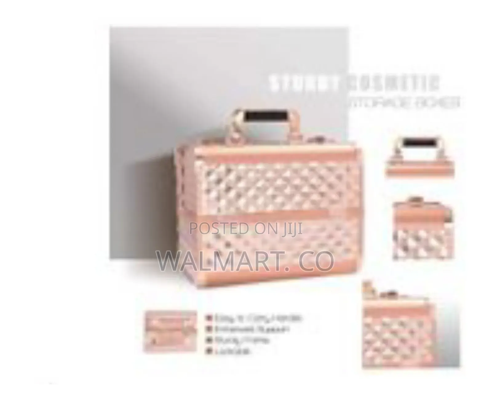 Diamond Cut Professional Beauty Makeup Cosmetic Vanity Case